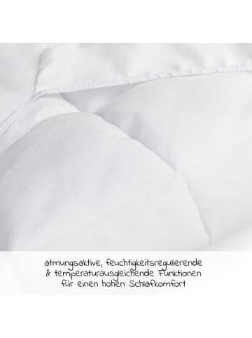 Hauck Bed Me - Topper für Reisebett- Matratzen in weiss