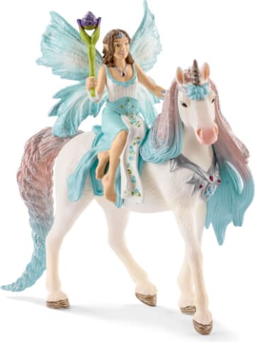 Schleich Spielfigur Bayala Eyela mit Prinzessinnen-Einhorn, 5-12 Jahre