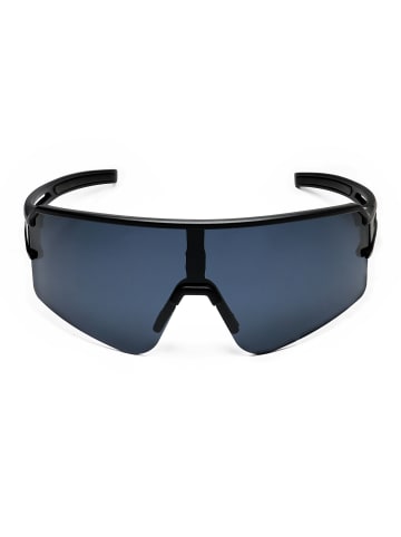 YEAZ SUNSPOT Sport-Sonnenbrille schwarz in schwarz / schwarz