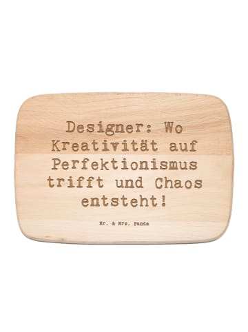Mr. & Mrs. Panda Holzbrett Spruch Designer Magie mit Spruch in Transparent