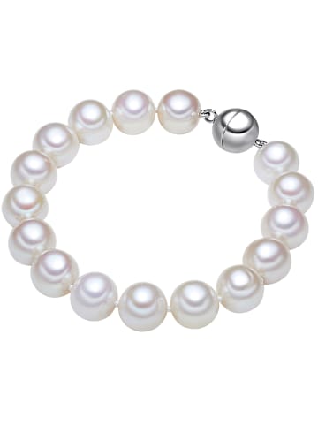 Lulu & Jane Armband aus Sterling Silber Süßwasser-Zuchtperle in weiß