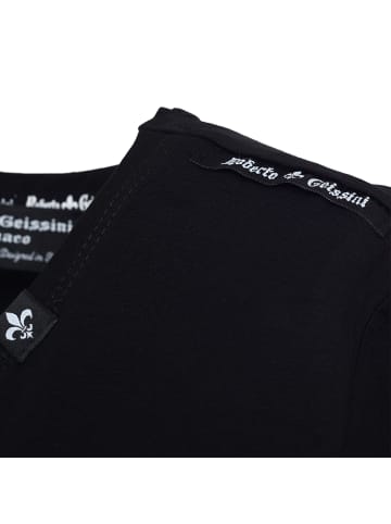 Roberto Geissini Money House T-Shirt Schwarz