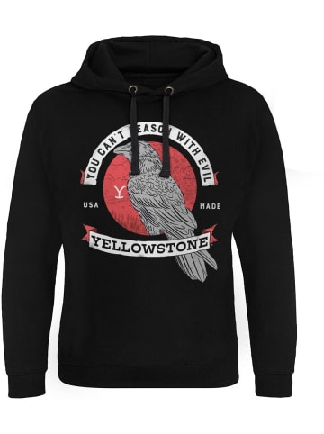yellowstone Hoodie in Schwarz