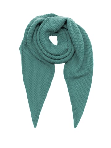 Faera Weicher Schal mit Fransen - Accessoire für kalte Tage in Türkis