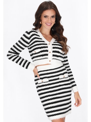 faina Cardigan in offwhite black