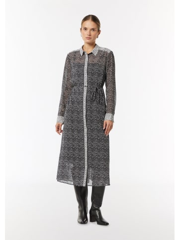 comma Kleid lang in Schwarz