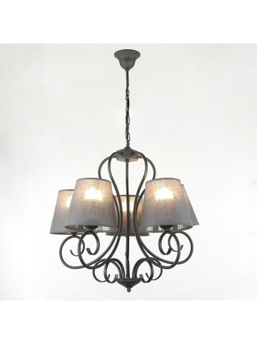 Licht-Erlebnisse Kronleuchter (B)55 x (L)55 x (T)75 cm in AnthrazitAnthrazit