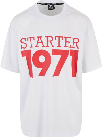 Starter Black Label T-Shirt "Starter Train Day Mesh Jersey" in Weiß