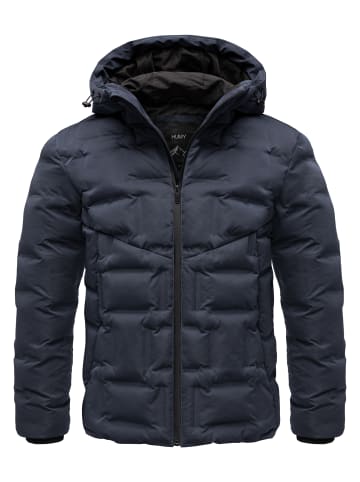 Humy Winterjacke mit Kapuze in Navy