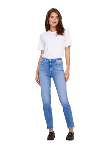 ONLY Jeans ONLEMILY STRETCH HW ST AK DNM regular/straight in Blau