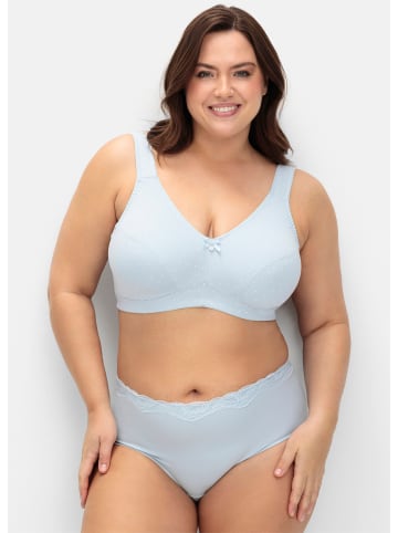 sheego Entlastungs-BH in hellblau+weiß