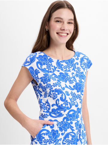 Ambiance Kleid in blau weiß - 0002