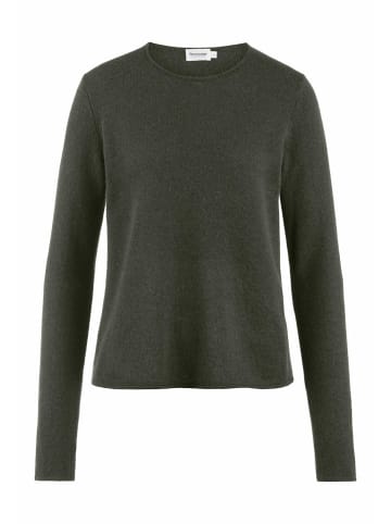 Hessnatur Strick Pullover Regular in tannengrün