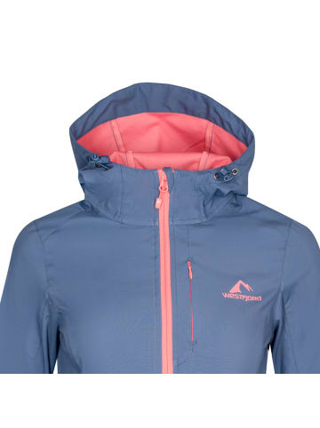 Westfjord Softshelljacke Skogar in cliff blue