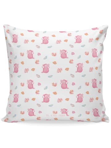 Mr. & Mrs. Panda Deko Kissen Axolotl Hurra ohne Spruch in Weiß