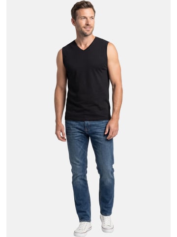 Ragman Unterhemd / Tanktop Basic in Schwarz