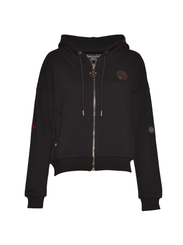 Roberto Geissini Cross Skull Sweatjacke Schwarz