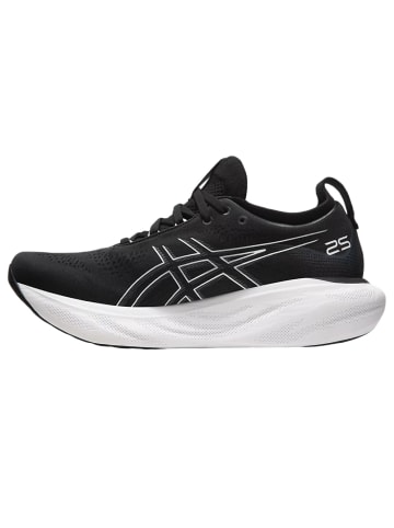 asics Sportschuhe in Schwarz/Silber