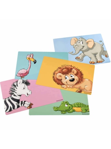 Ritzenhoff & Breker 5er Set Platzsets Happy Zoo 45 x 30 cm in bunt