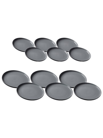 Ritzenhoff & Breker 12er Set Tafelservice Jasper in schwarz