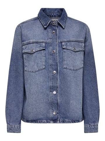 ONLY Jeanshemd in Medium Blue Denim
