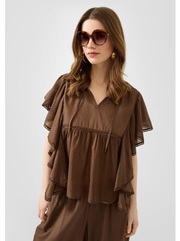 QS Bluse  in  8922_dunkelbraun