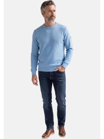 Redmond Pullover Basic in Hellblau / dunkelblau