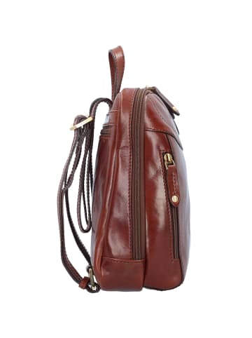 The Bridge Story Donna City Rucksack Leder 27 cm in marrone