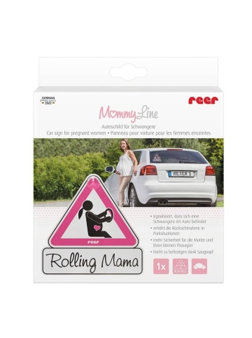 Reer MommyLine - Autoschild für Schwangere in Mehrfarbig ab 0 Monate