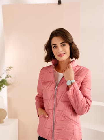 Sieh an! Steppjacke in flamingo