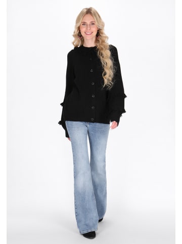 IZIA Women Cardigan in black