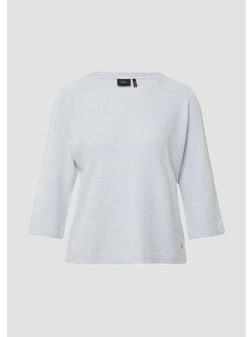s.Oliver Sweatshirt in 51X3_arktisblau