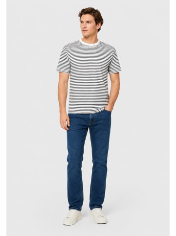BLEND Klassisches T-Shirt Rundhalsausschnitt Kurzarm in Weiß