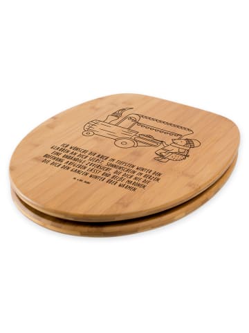 Mr. & Mrs. Panda WC Brille Igel Maronen mit Spruch in Transparent