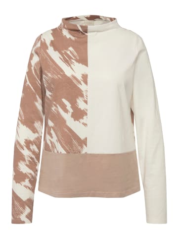 Ulla Popken Shirt in dunkelbeige