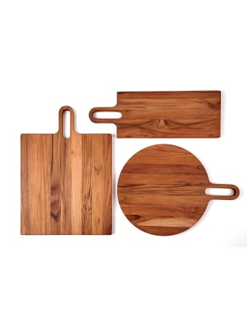 TEAKHAUS TEAKHAUS | Teakholz-Schneidebrett, quadr., BISTRO, 47 cm