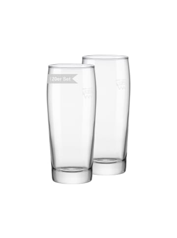 VAN WELL 120er Set Willi Becher geeicht Willy 0,25 l transparent in transparent