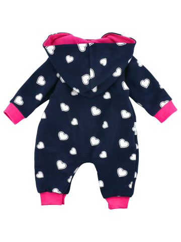 Baby Sweets Overall Lieblingsstücke Herzen in pink dunkelblau