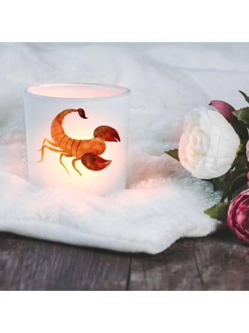 Mr. & Mrs. Panda Kerzenhalter Sternzeichen Skorpion Classic mit ... in Transparent
