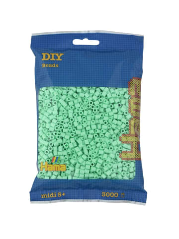 Hama Beutel mit 3000 Midi-Bügelperlen pastell mint - ab 5 Jahren