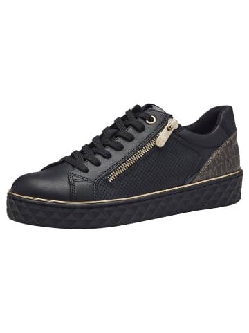 Marco Tozzi Sneaker in BLACK/GOLD