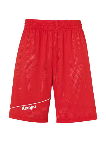 Kempa Shorts REVERSIBLE in rot/weiß