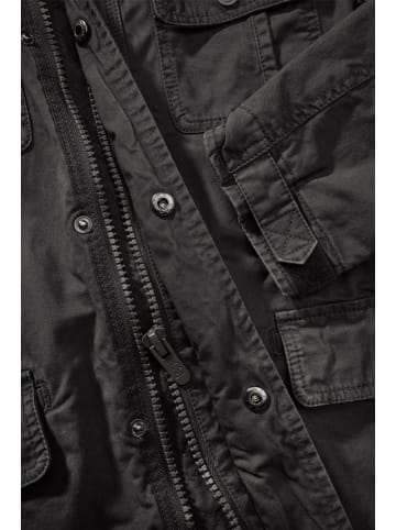 Brandit Kinder Funktionsjacke "Kids Britannia Jacket" in Schwarz