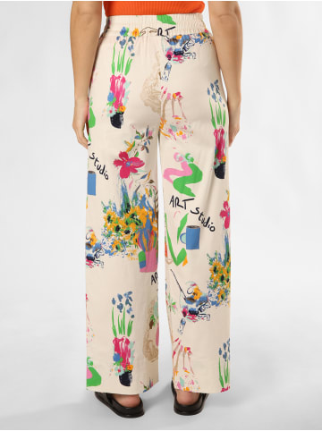 NÜMPH Hose Nuida in ecru mehrfarbig