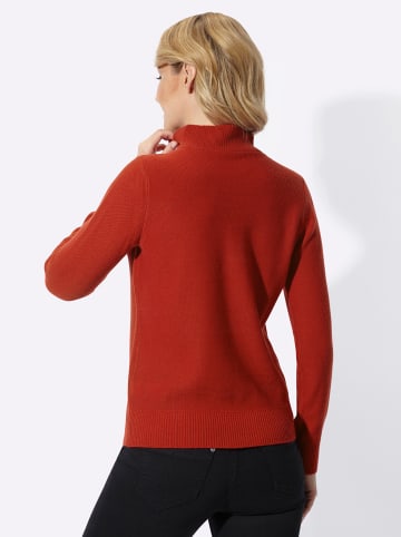 Sieh an! Troyer-Pullover in rot