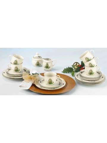 Seltmann Weiden Milchkännchen Marieluise Weihnachten 180 ml weiß-grün in weiß-grün
