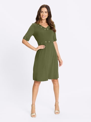 Heine Shirtkleid in oliv
