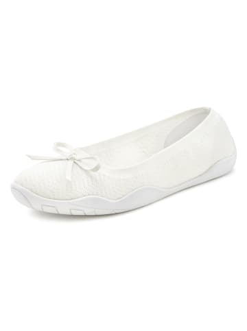 LASCANA Sneaker Ballerinas in weiß