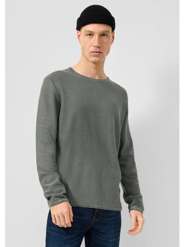 QS Strickpullover in 9711_steingrau