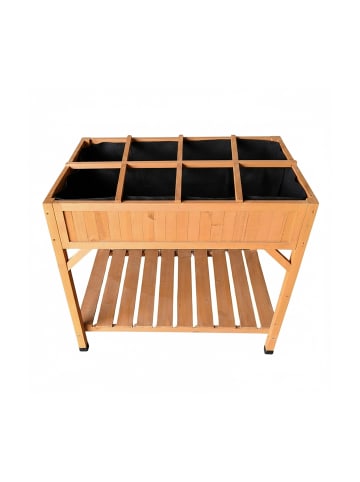 relaxdays Hochbeet in Orange - (B)91 x (H)81,5 x (T)62 cm
